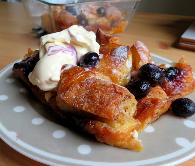 Berry & Cream Croissant French Toast for Two