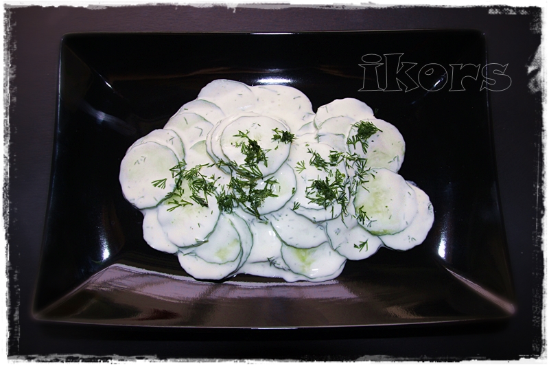 Kochen....meine Leidenschaft : Gurkensalat a la Iris