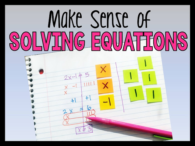 How to teach solving equations