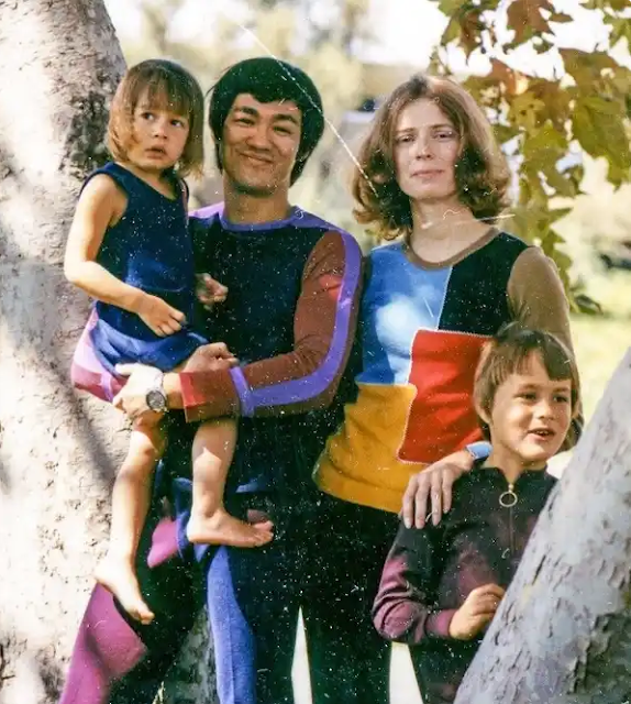 A family photo of Bruce Lee shortly before his death and his cause of death was revealed.