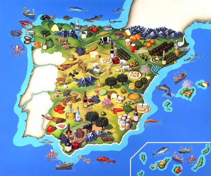Landkartenblog Landwirtschaftliche Karte Von Spanien Guten Appetit In Spanien