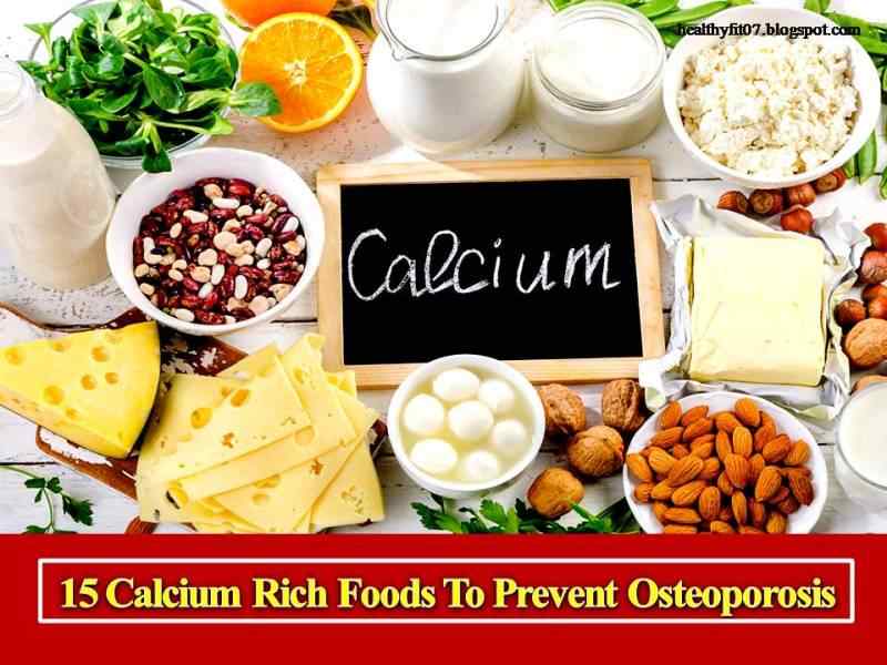 15 Calcium Rich Foods To Prevent Osteoporosis