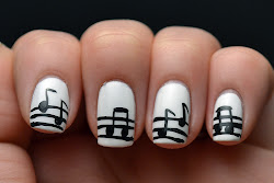 nail music note nails designs notes musical fingernails unas didn sorry don they diseno want disenos con notas song musicales