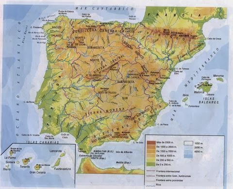 Mapa de la Península