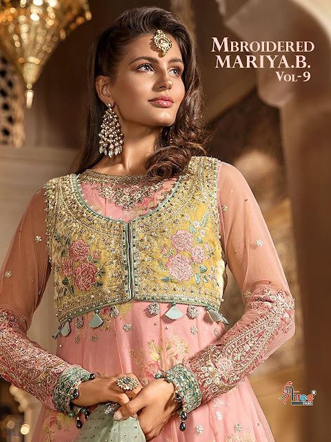 Shree Fab Mbroidered Mariya B Vol 9 Pakistani Suits