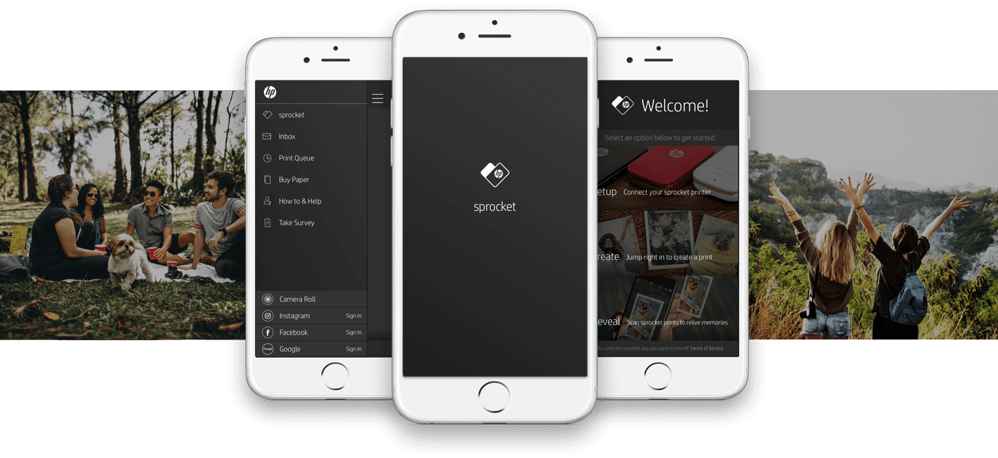 application hp sprocket