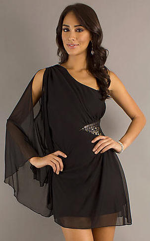 Party Girl Lovely Short Black Dress - 2013 Cocktail Dress ~ Ladies ...