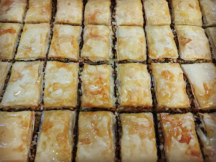 baklava dessert from Bersian restaurant