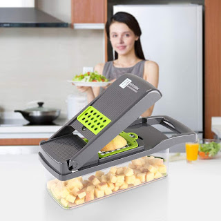 It is cutting all kinds of vegetables, grate cheese, slice the potato, and cut your fruits into beautiful even sizes in seconds