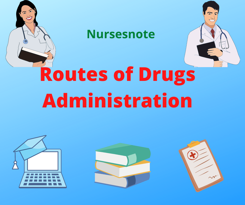 Drugs; most common routes of administration, Absorption pattern