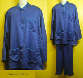 Download this Baju Melayu Cekak Musang Color Hitam Kelabu Size Labuh Bahu picture