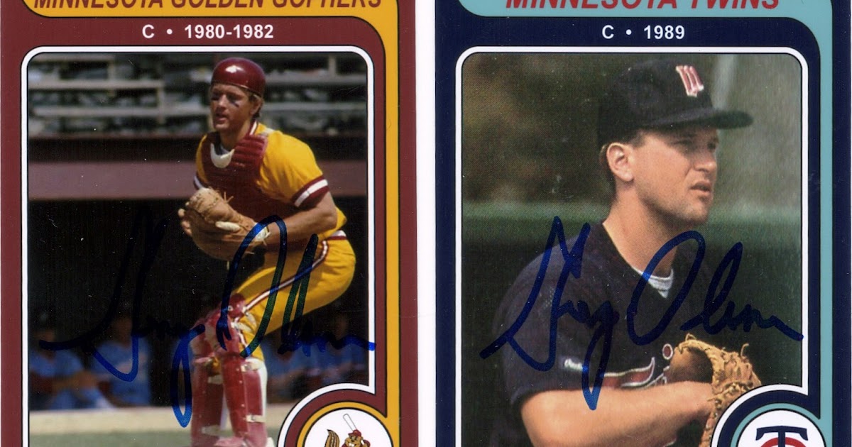 Minnesota Sports Autograph Project: GREG OLSON