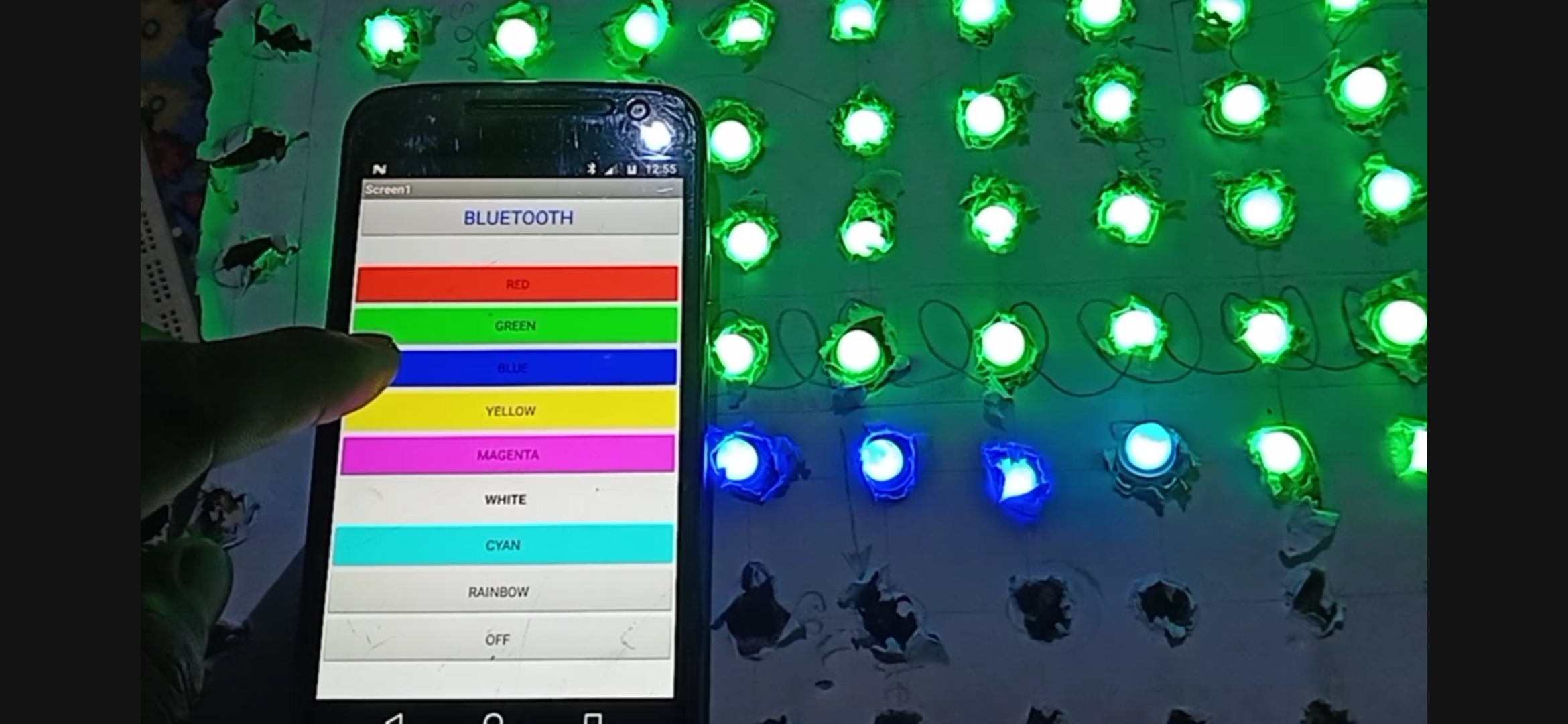 Arduino Project #9: WS2812B RGB LED ( Pixel LED ) control with Android ...