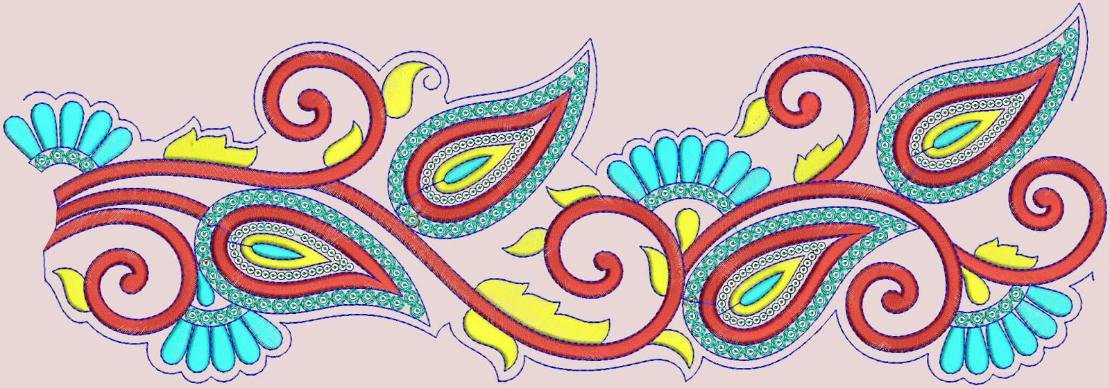 Embdesigntube: Latest Saree Designs - Saree Borders Designs