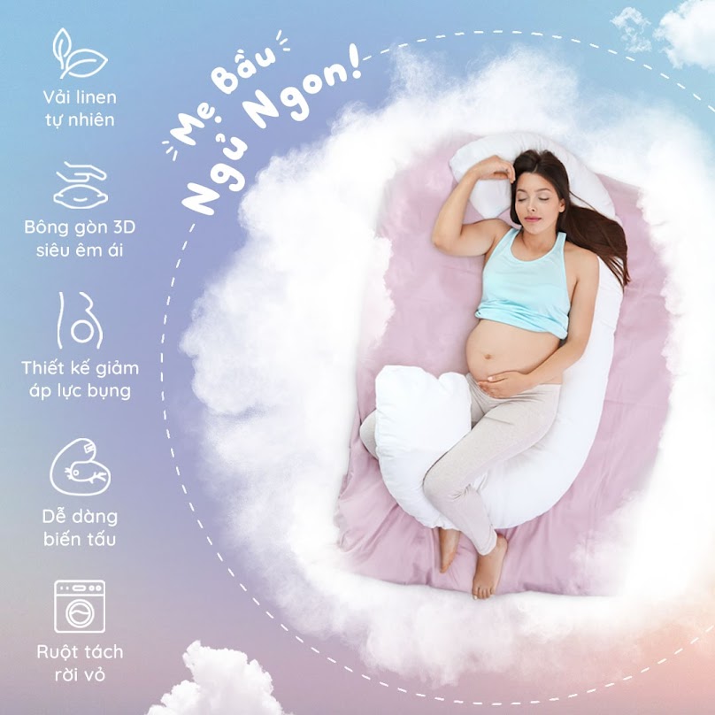 [A159] Gối cho bà bầu tác động thế nào đến sự phát triển của thai nhi