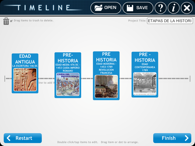 Conectando y Aprendiendo: Timeline