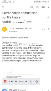 iellakylla: Tips: Cara terminate sunlife insurans dan dapat duit saving