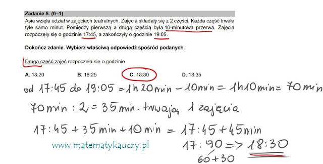 Próbny egzamin ósmoklasisty – Matematyka – Marzec 2021 – Arkusz + Odpowiedzi