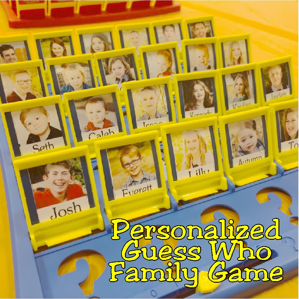 Party Personalized Who Family Game