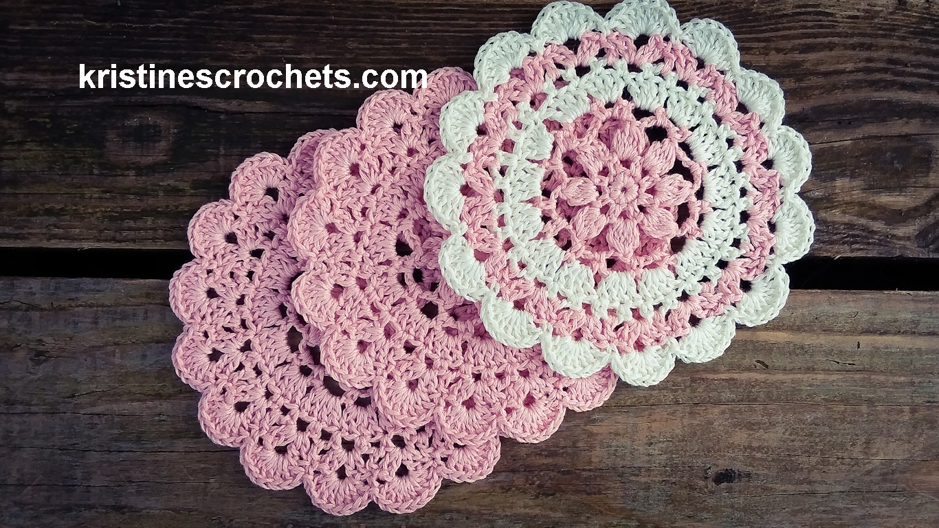 Cherry Blossom Coaster Crochet Pattern Cherry Blossom Coaster Crochet Pattern