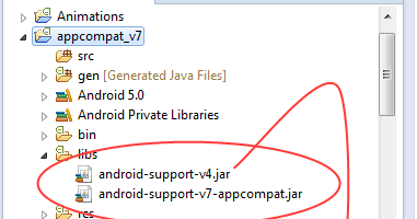 android support v7 appcompat jar download