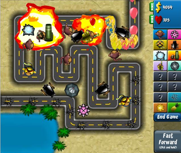 Black And Gold Games Play Bloons Tower Defense 5 And 4
