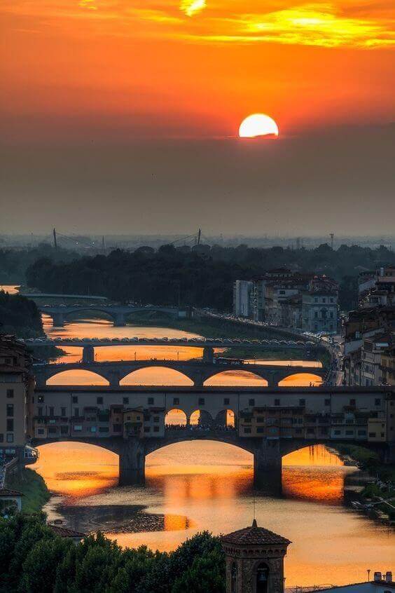 Florence sunset