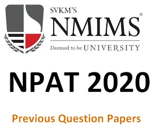 NMIMS NPAT Previous Question Papers and Syllabus 2019 – Model Papers