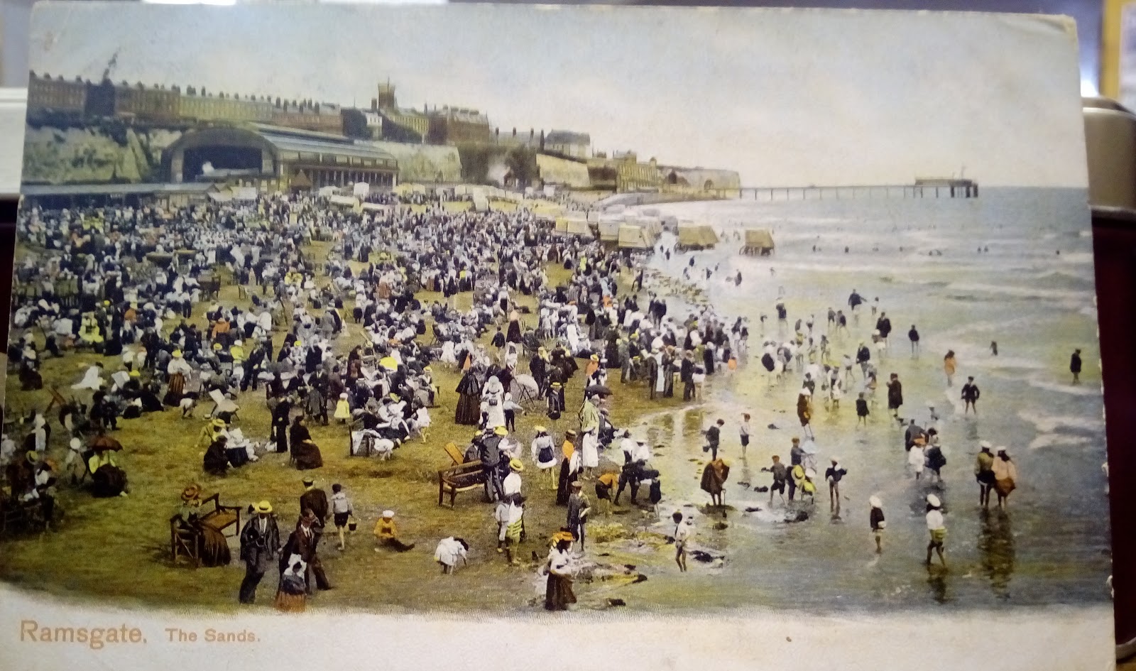 Tent pitched at Abbot's Hill Ramsgate and more old postcards