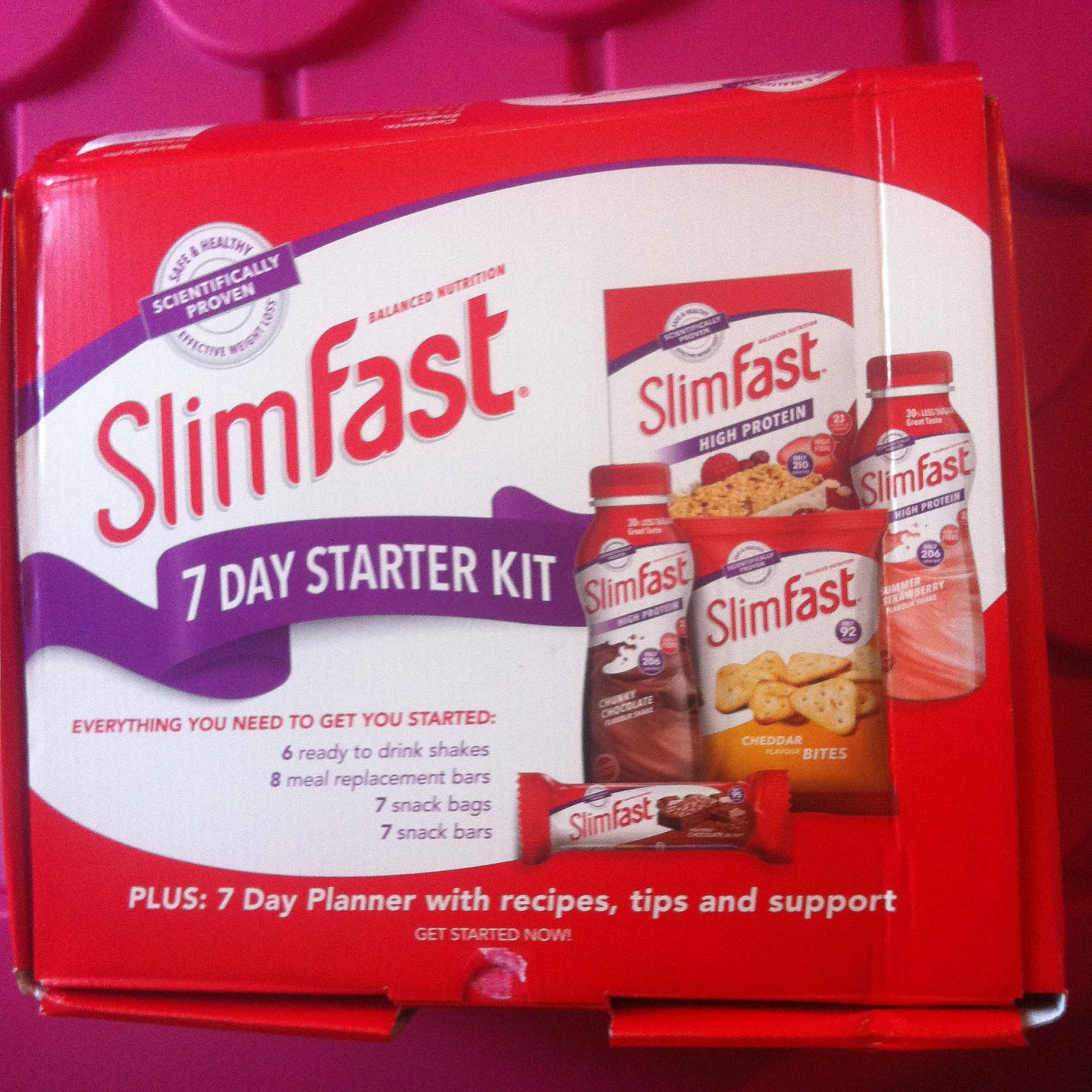 My Little L SlimFast 7 day starter kit challenge results