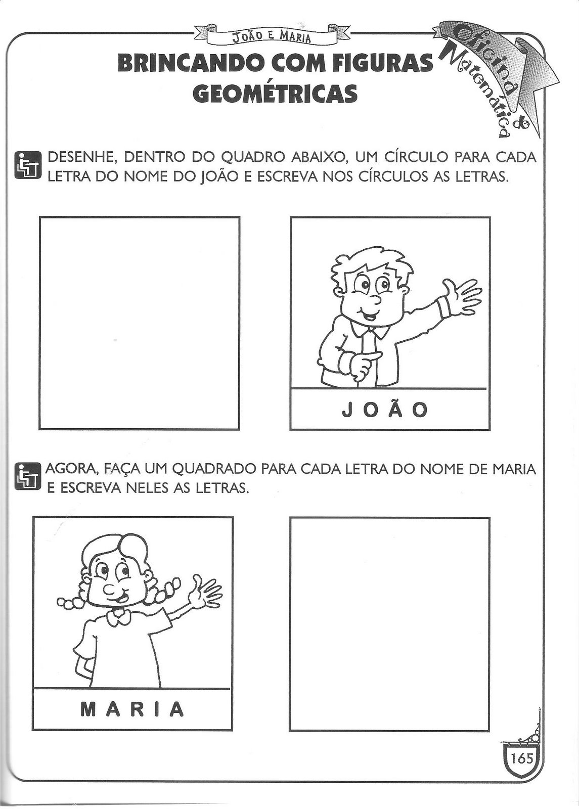 Rosearts Atividades para imprimir Conto João