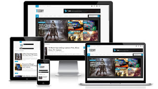 techy blogger template