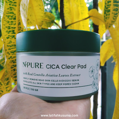 Packaging N'PURE Cica Clear Pad
