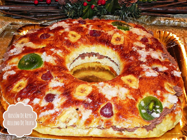 ROSCÓN DE REYES RELLENO DE TRUFA