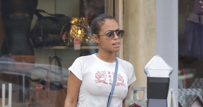 Christina Milian 36 Is Spotted Out Running Errands In West Hollywood