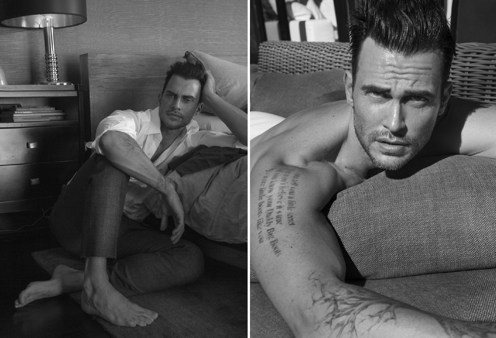 my new plaid pants Good Morning, Gratuitous Cheyenne Jackson