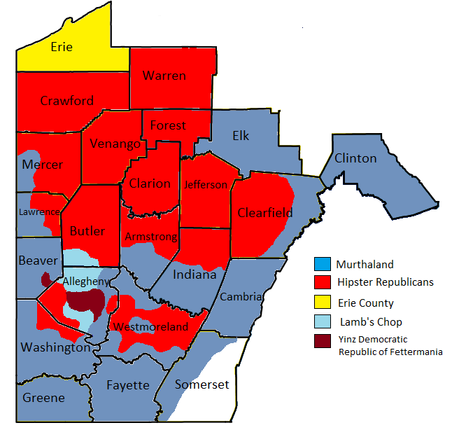 Daily Delectations Pennsylvania Political Geography V Western Pennsylvania