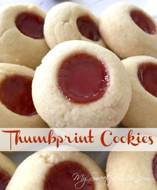 Thumbprint Cookies - HEALTHY FOOD