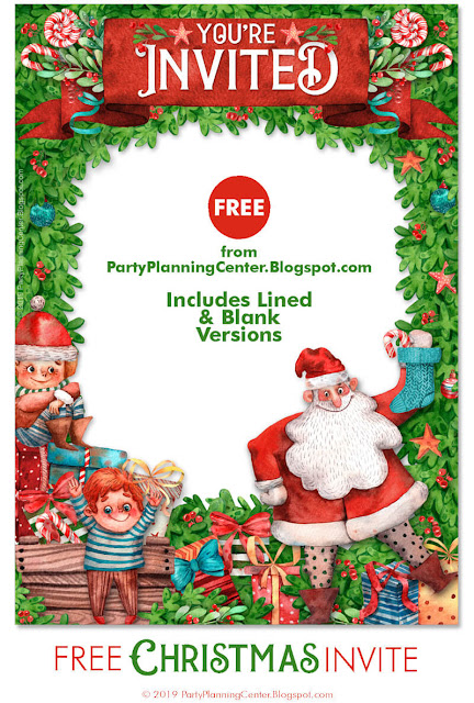 holiday party flyer template free
