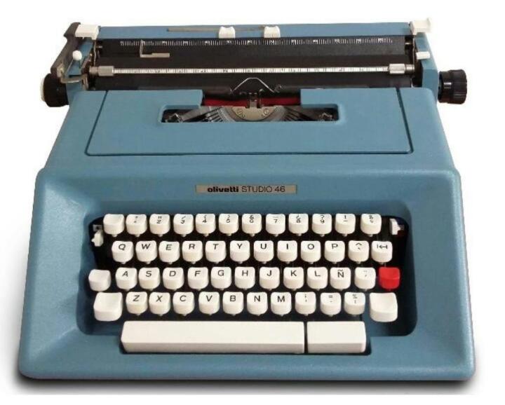 Informática 2019 Máquina de escribir Informática 2019 Máquina de escribir