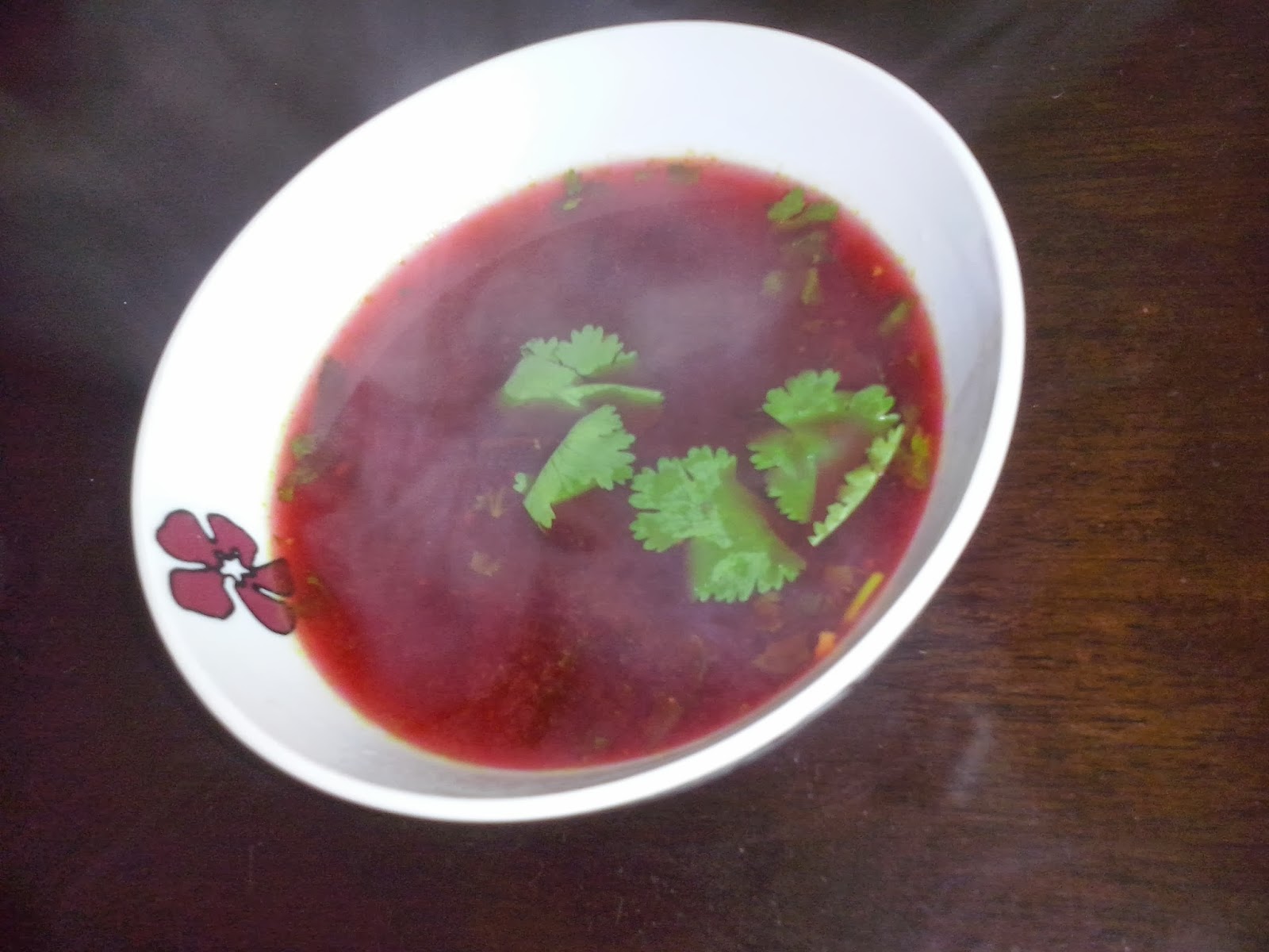 Purani's Kitchen Beetroot Soup without Onion & Garlic