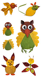 leaf fall animal leaves craft collages autumn animals collage crafts works leafart projects growingajeweledrose easy into making nature creatures creations