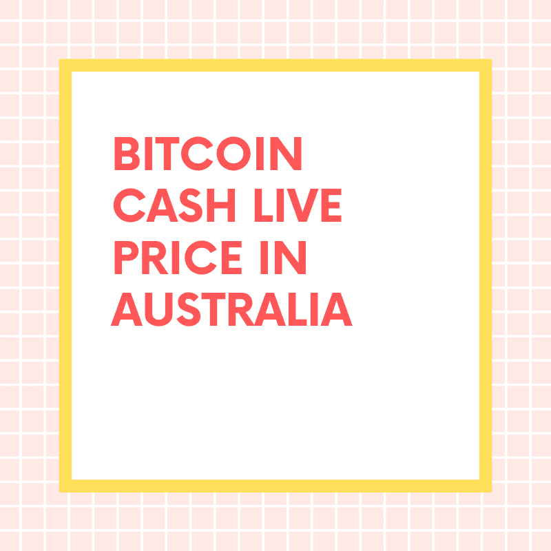 bitcoin cash price in aud