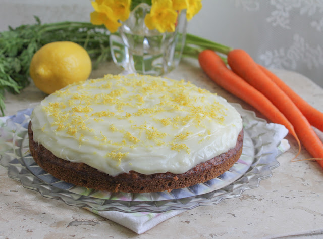 Food Lust People Love: Delightfully rich and full of sweet carrot flavor, this sticky carrot snack cake is baked in an Instant Pot, keeping your kitchen cool during the summer, and then spread with a delightful cream cheese frosting.