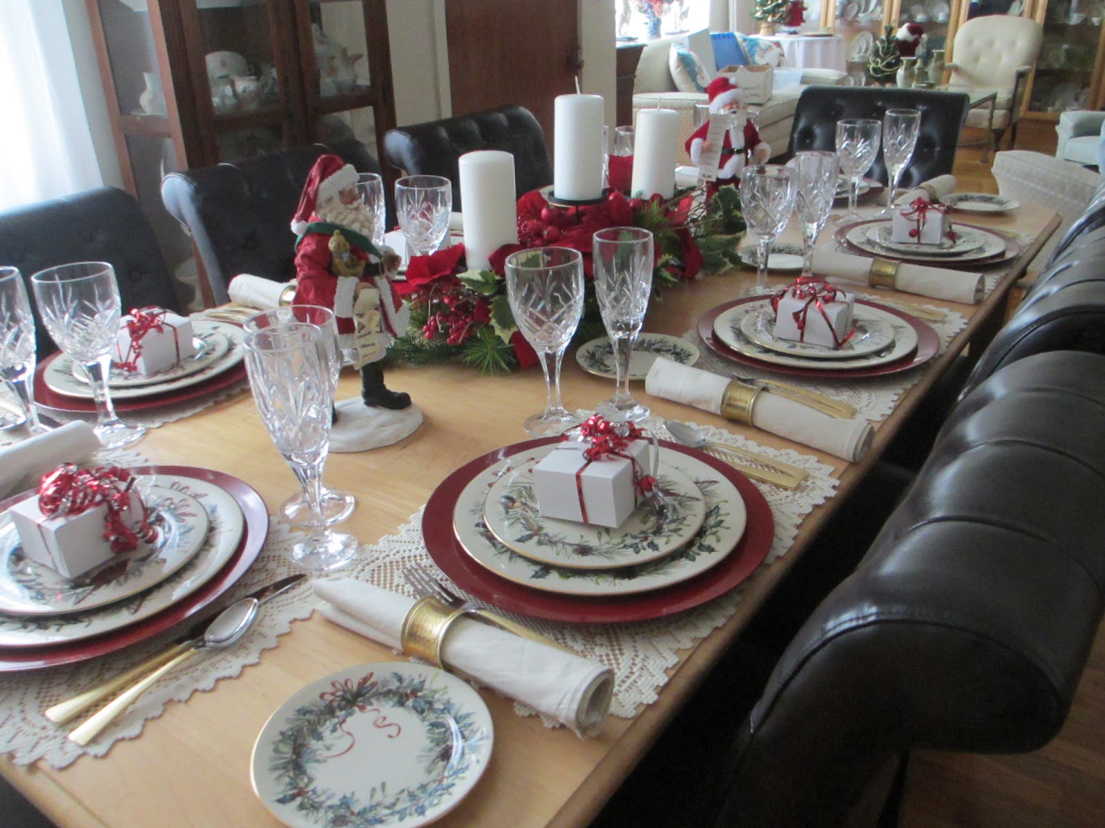 The Welcomed Guest: Lenox Winter Greetings Table