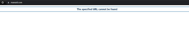 Trang chủ MU không thể truy cập sau thông báo chính thức về Ronaldo