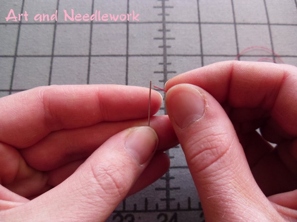 Art and Needlework by Rebekah 3/05/11 Tutorial Threading a Needle