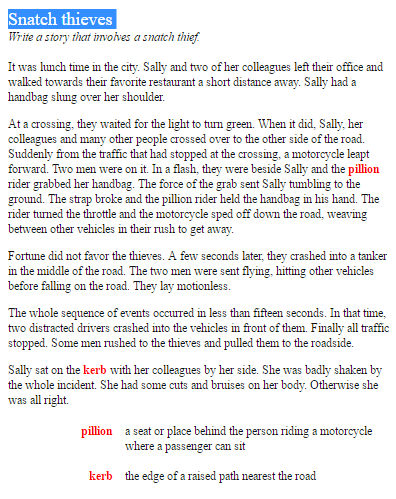 Essay on robbery in my house picture