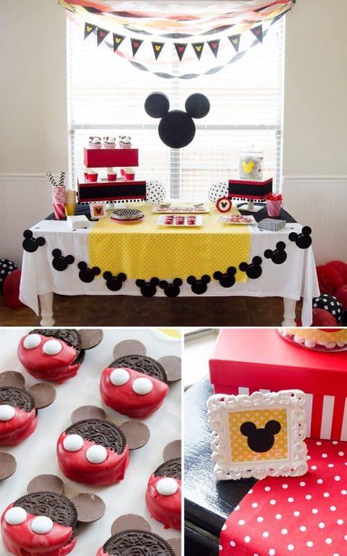 40 ideas de decoraciones para Fiesta de Mickey mouse temática
