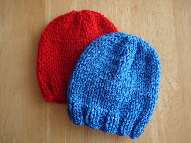 Premature baby hat knitting pattern